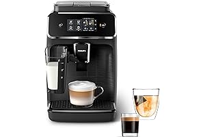 Philips 1200 Series Fully Automatic Espresso Machine with LatteGo