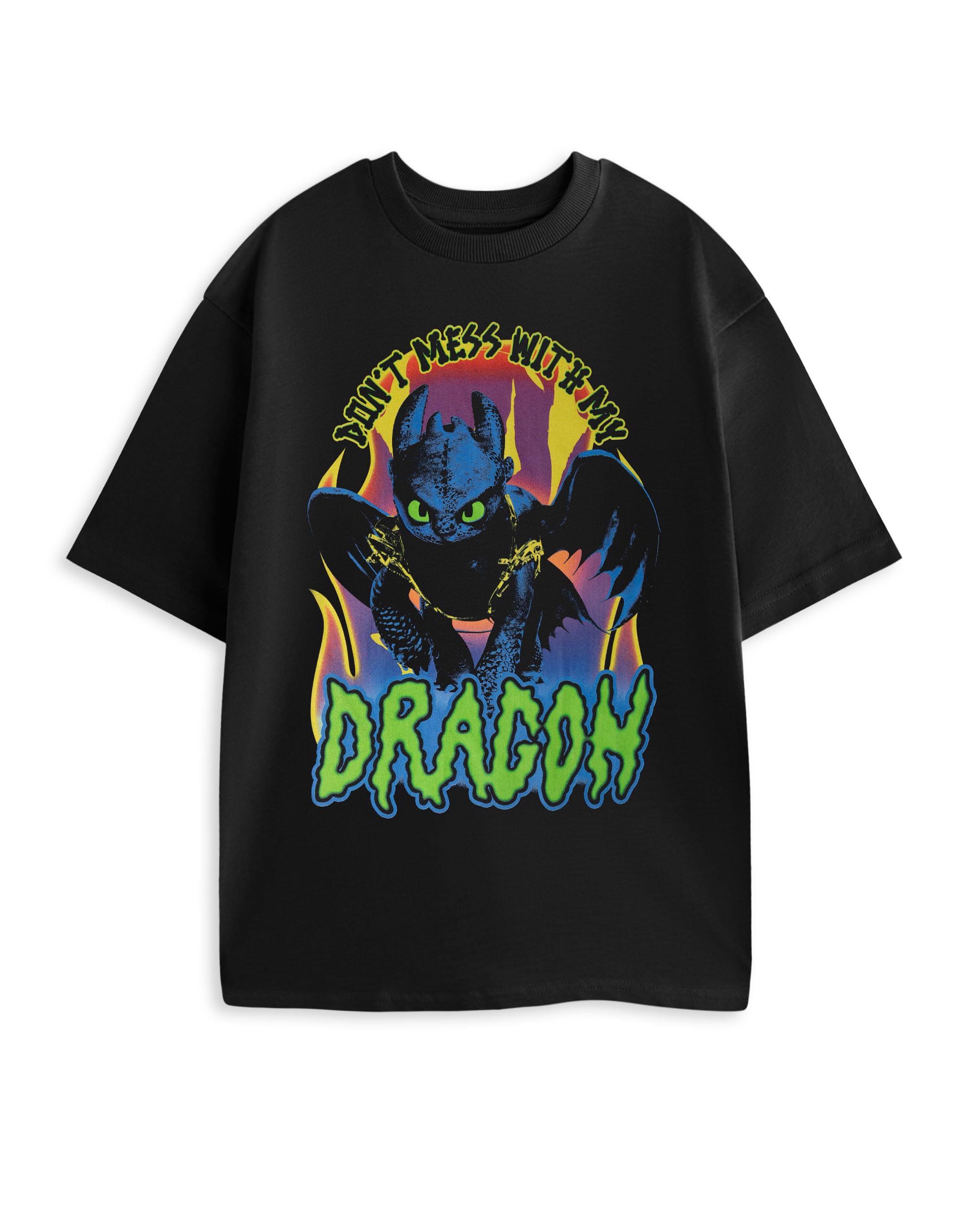 How To Train Your Dragon - Graphic T-Shirt - Black - M