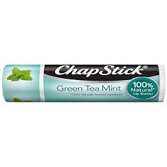 ChapStick Green Tea Mint 100 Percent Natural Ingredients Lip Butter Moisturizing Lip Balm - 0 15 Oz