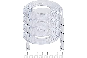 SinLoon T5 T8 LED Lamp Connection Cords (9.8ft/3m)