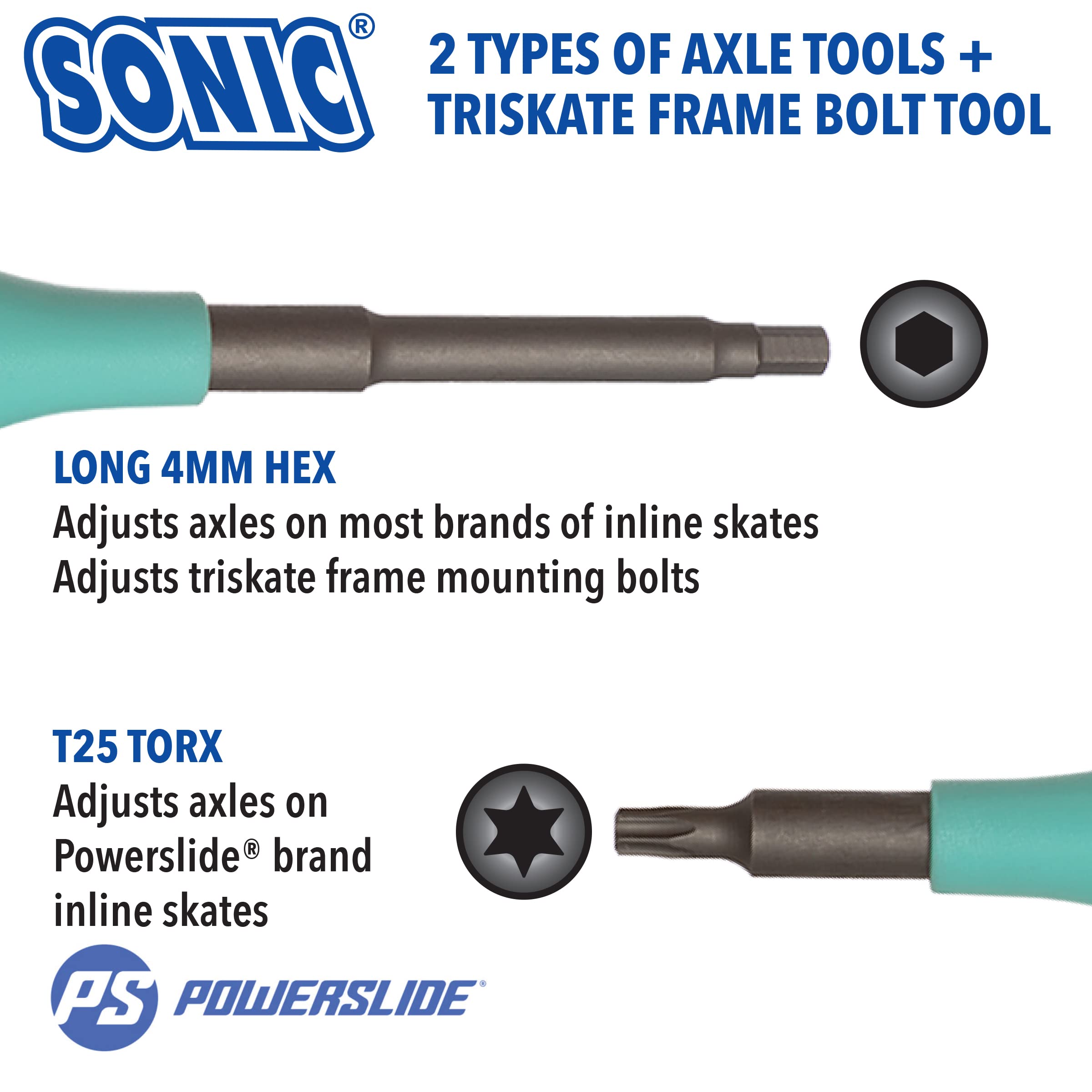 Tools With Inline Frame Example Triskate Tool SONIC Pro 7-in-1 Inline Skate Tool Kit - Long 4mm Hex For ...
