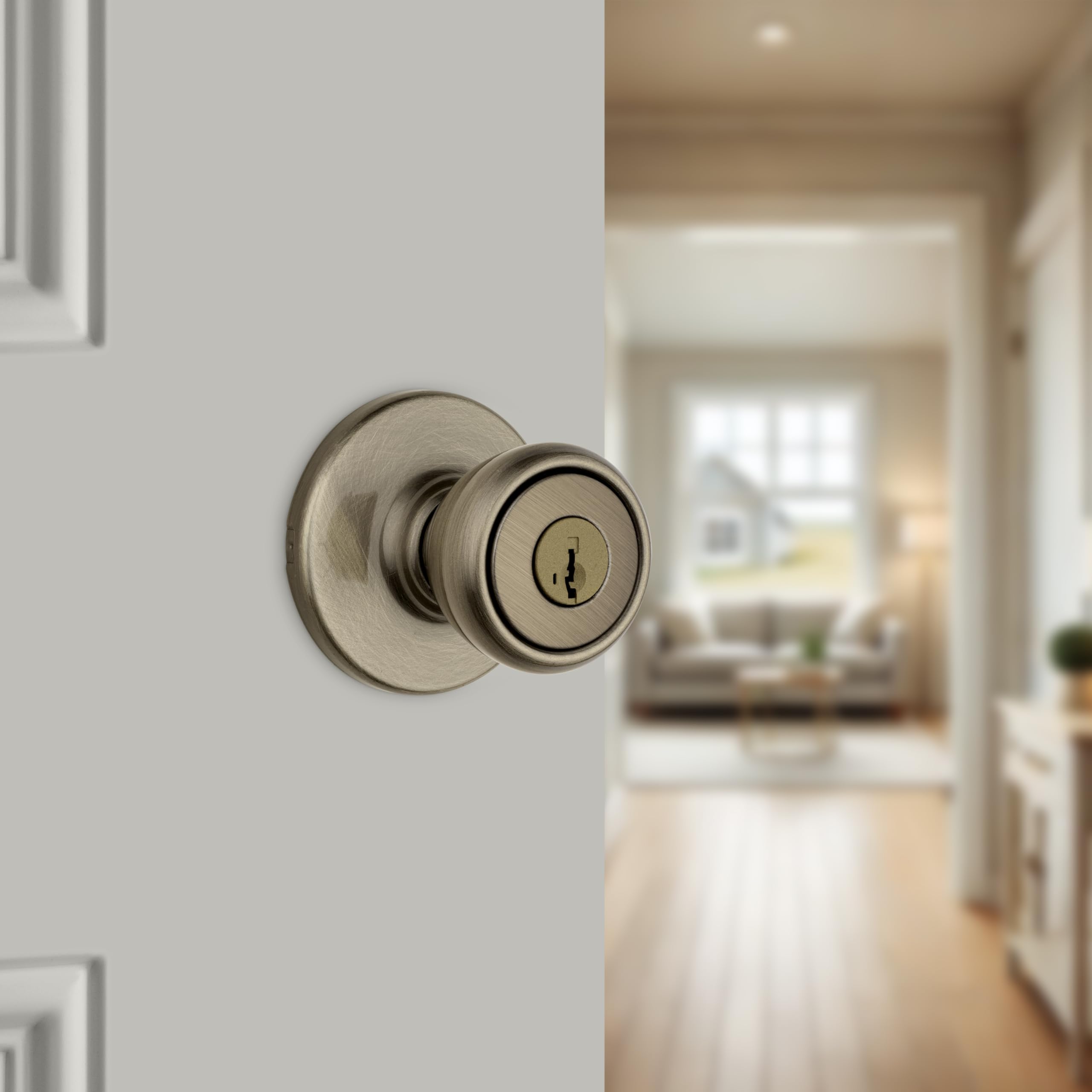Kwikset Tylo Keyed Entry Knob - Secure & Stylish -2