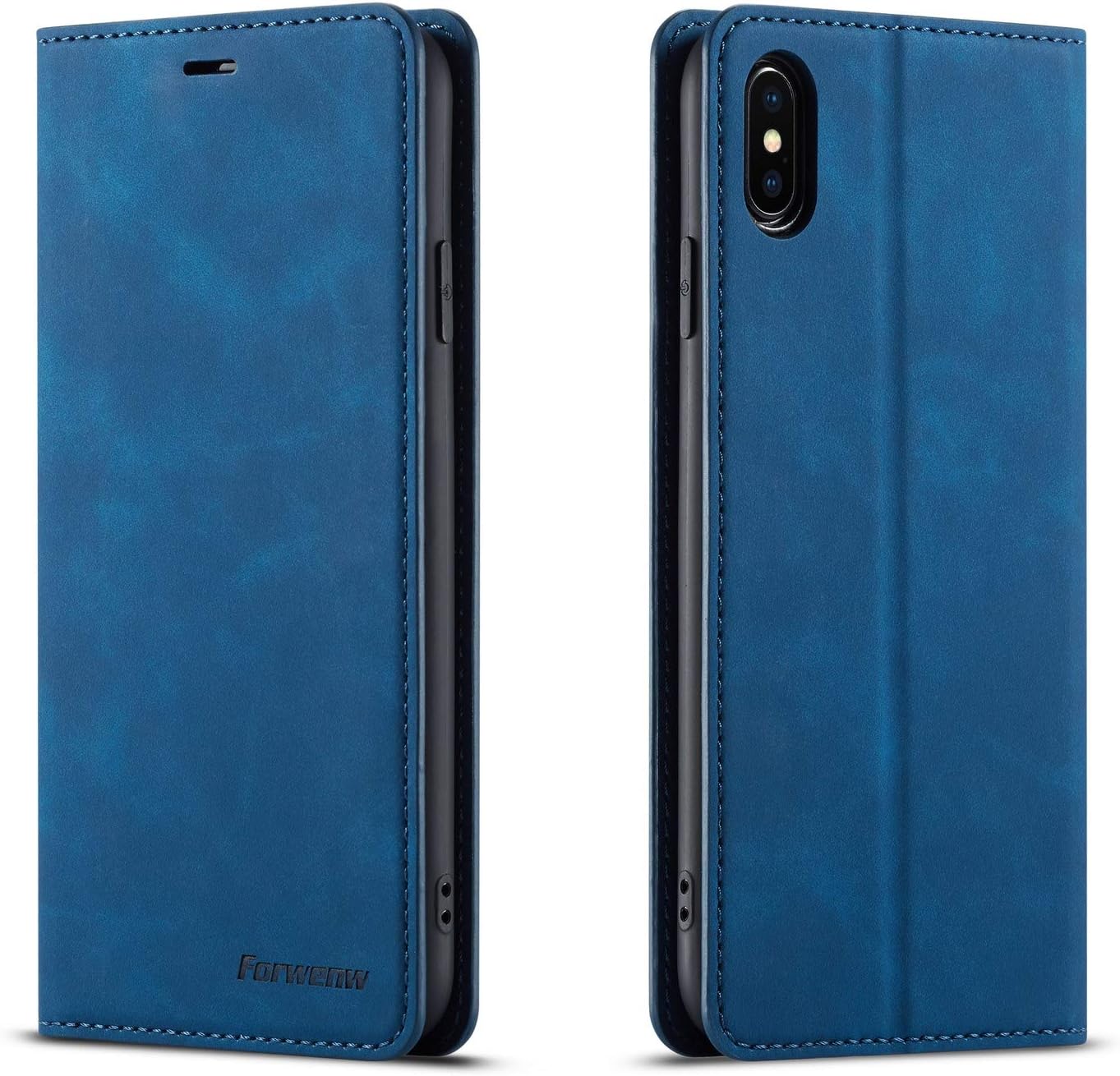 ELESNOW Cover per iPhone XS Max 6.5 Flip Wallet Case Custodia
