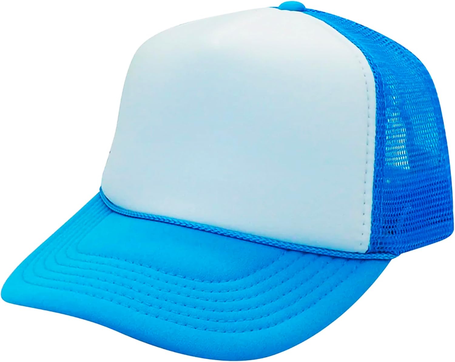 Trout Fishing Sunset Trucker Hat for Men & Women Classic 5 Panel Foam Front Mesh Snapback - Image 4