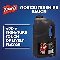 Vista 6 de French's Salsa Worcestershire, 1 galón – Contenedor de un galón de salsa Worcestershire sin gluten, perfecto como ablandador de carne, adobos