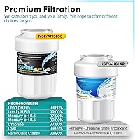Vista 3 de 3 x Filtro de agua para GE Smart MWF GWF mwfp wf287 HWF Sustitución