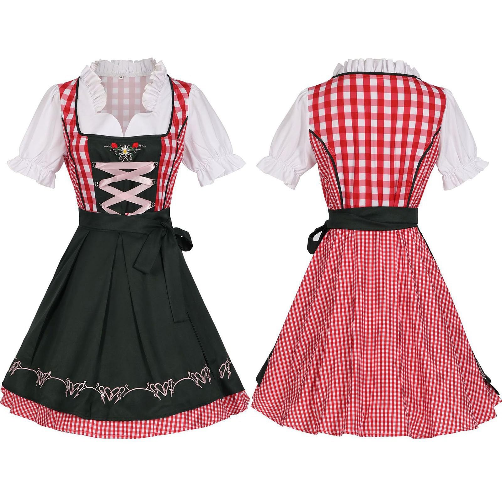 Dirndl Kinder Cosplay Kostüme Für Jungen Elegantes Cosplay-Kostüm, Hofkleid für Oktoberfest-Partys, Halloween, Karneval, mittelalterliche Themenveranstaltungen, historische Gothic-Minikleider Frauen