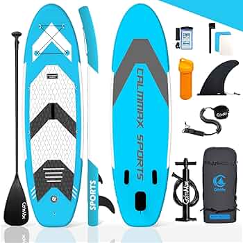 CalmMax インフレータブル スタンドアップパドルボード サップボード Amazon | CalmMax スタンドアップパドルボード – 10フィート6