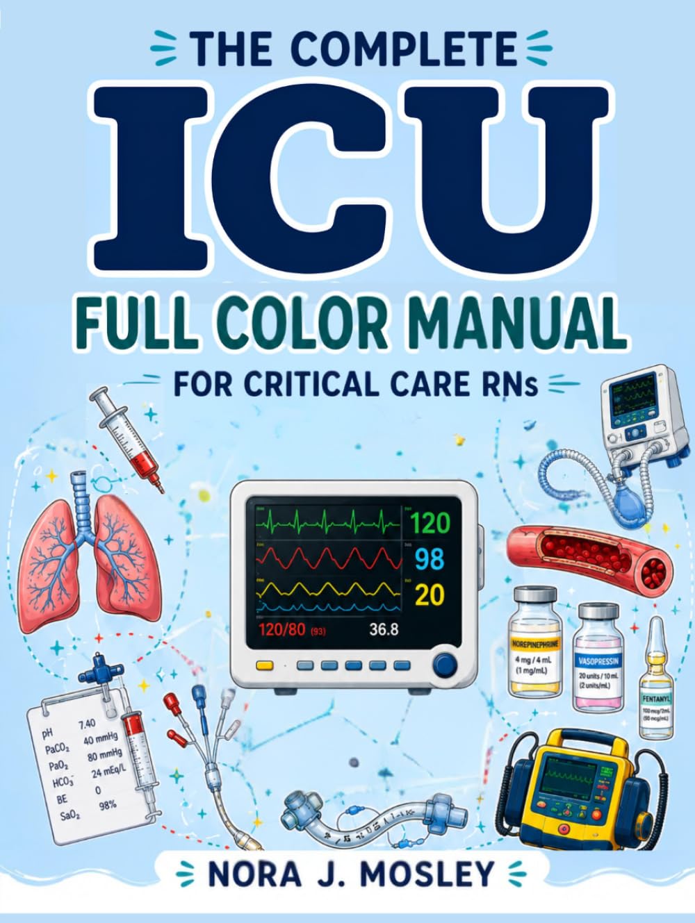 The Complete ICU Full Color Manual for Critical Care RNs