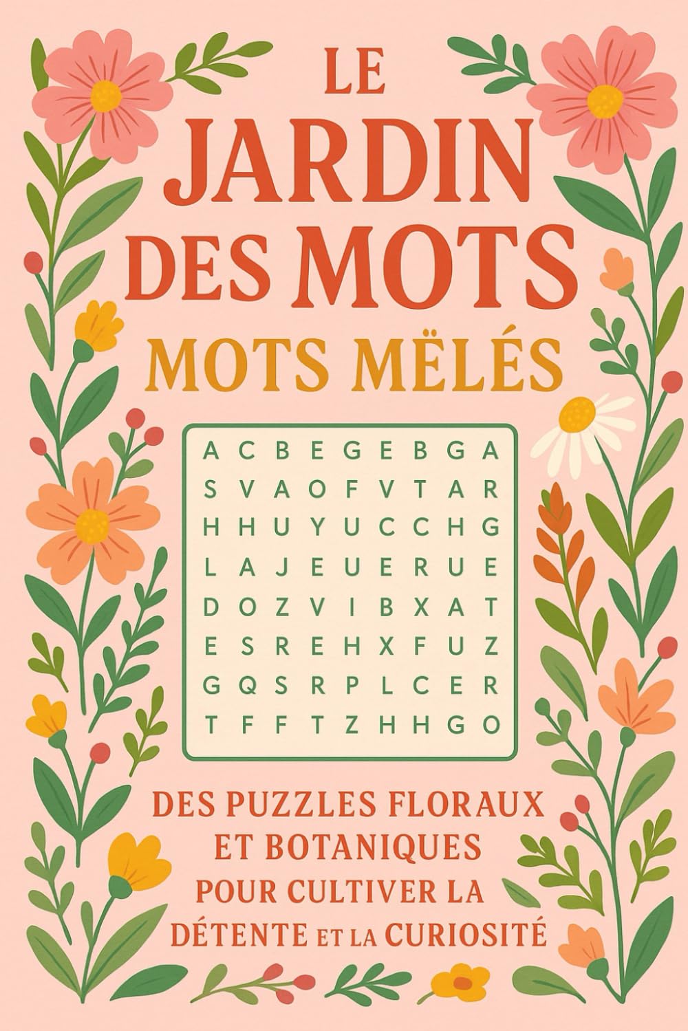 Le Jardin des Mots – Mots Mêlés: Des Puzzles Floraux et Botaniques pour Cultiver la Détente et la Curiosité
