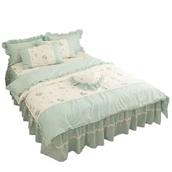 グレー レース付き セミダブルカバーセット グレー レース付き セミダブルカバーセット