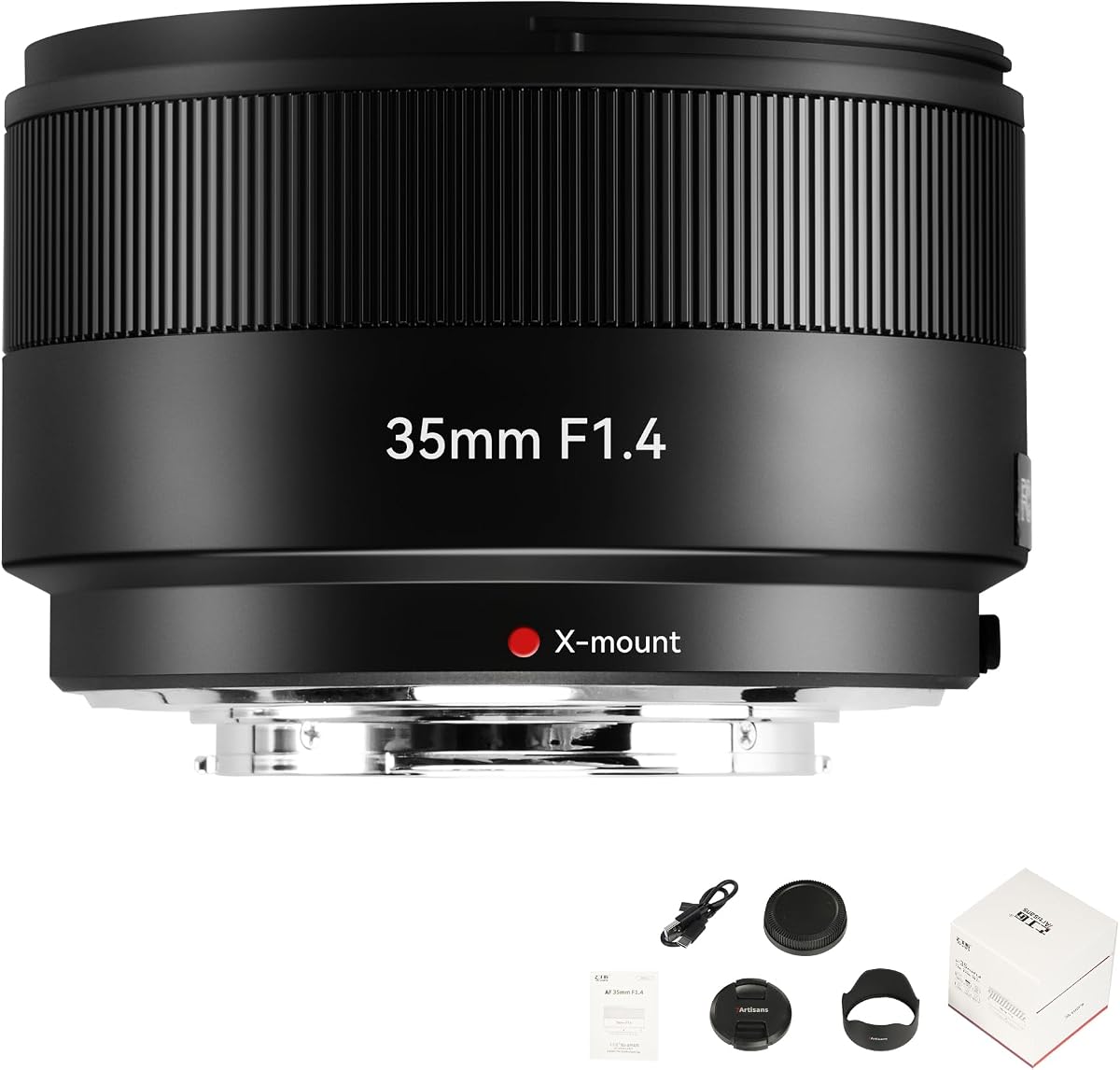 7artisans AutoFocus 35mm F1.4 APS-C Frame Lens,F1.4 Large Aperture,Automatic Lens, Compatible for Fujifilm FX Camera Fuji X-H/T/T30/S/E/A Series X-H2S X-E3 XT50 Xpro3