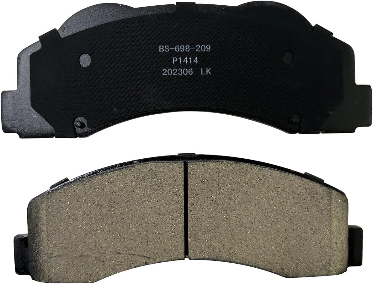 Front and Rear Ceramic Brake Pads for 2012-2020 Ford F150 4X4 Truck, Disc Brake Pad Replacement P-1414, P-1602