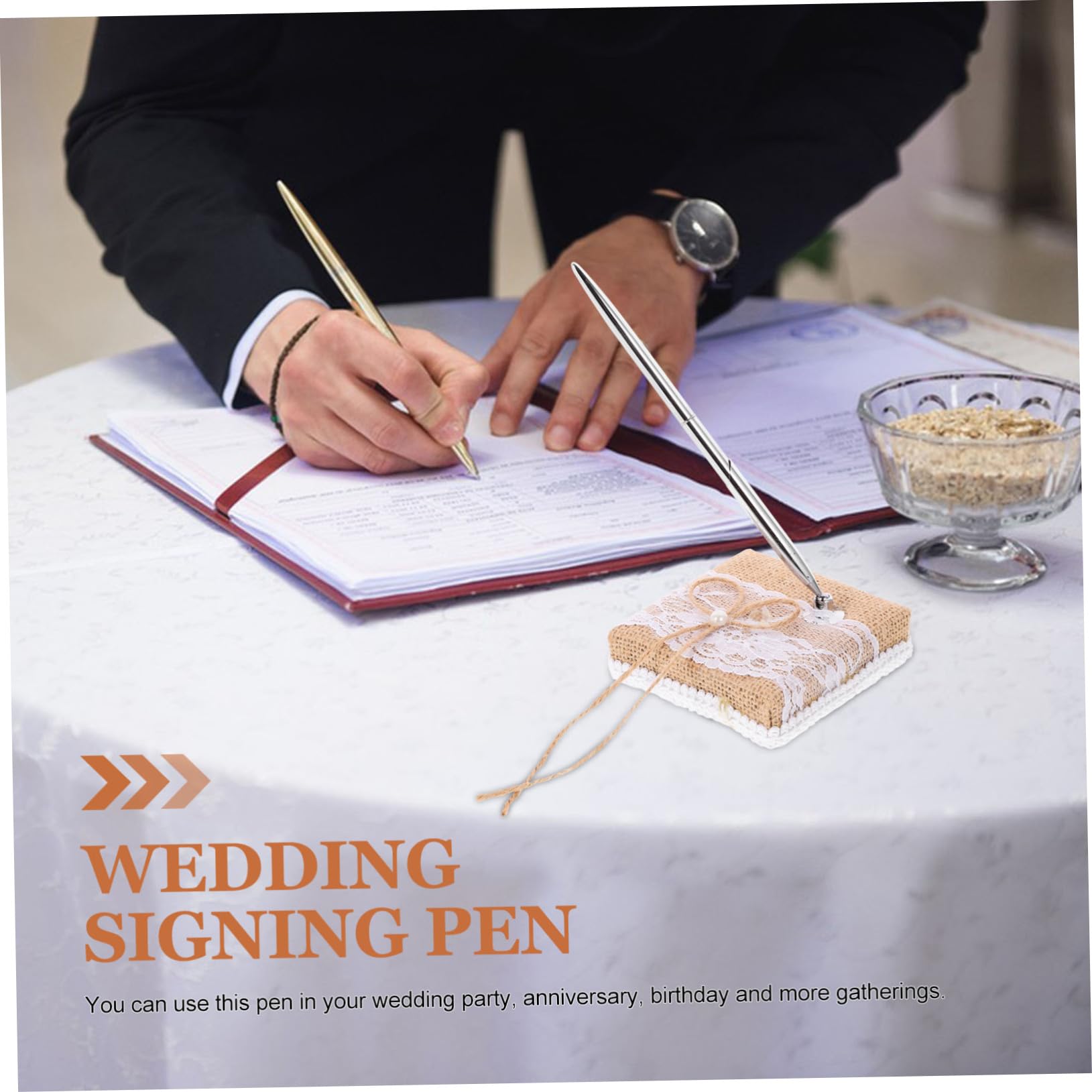 STOBOK 5stücke Hochwertige Hochzeit Unterschriftenstift Mit Elegante Gästebuch Stifte Edelstahl Dekoration Für Hochzeitsfeiern Und Jubiläen