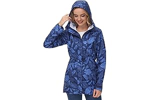 LB02W Floral Rain Jacket Women