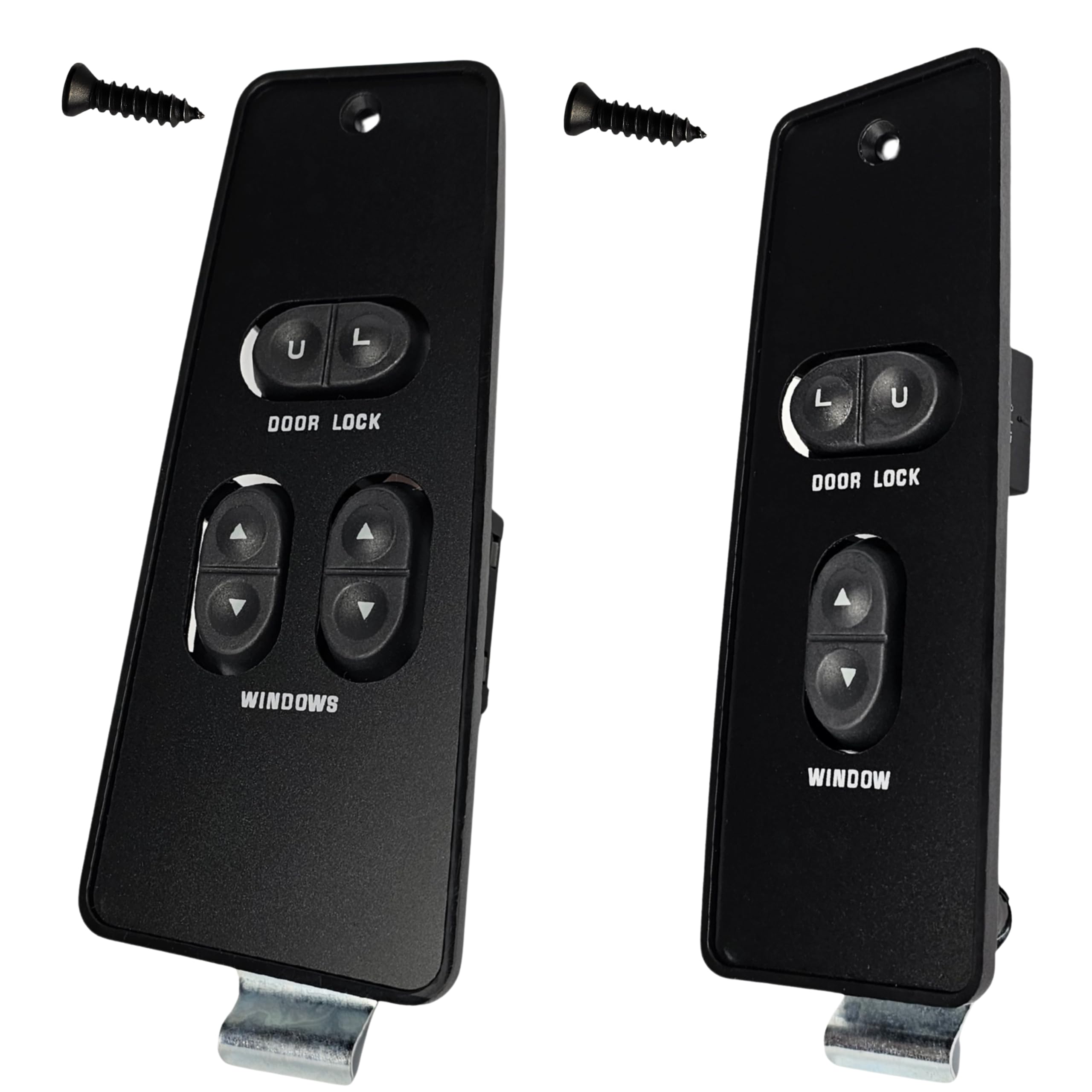 SWITCHDOCTOR Window Master Switch & Front Passenger Assembly for 1987, 1988, 1989, 1990, 1991, 1992, 1993 Ford Mustang Coupe