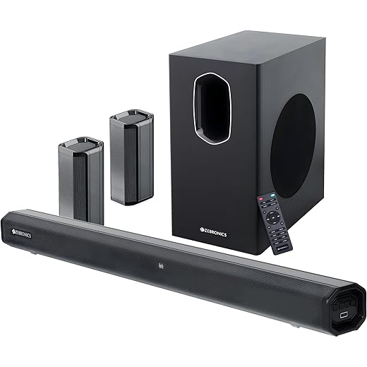 ZEBRONICS Juke BAR 7600 Soundbar 300 Watts 51 Surround Dual