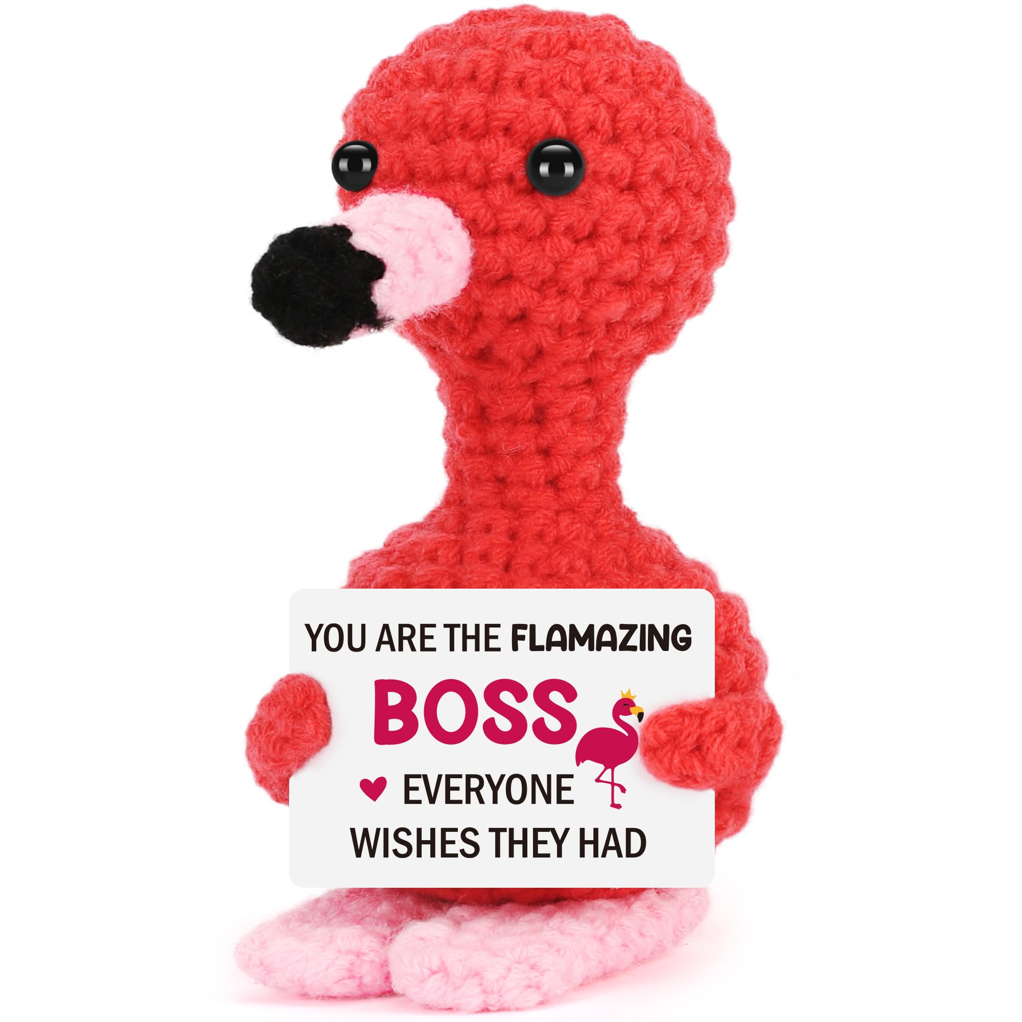 BdayPtion Crochet Flamingo