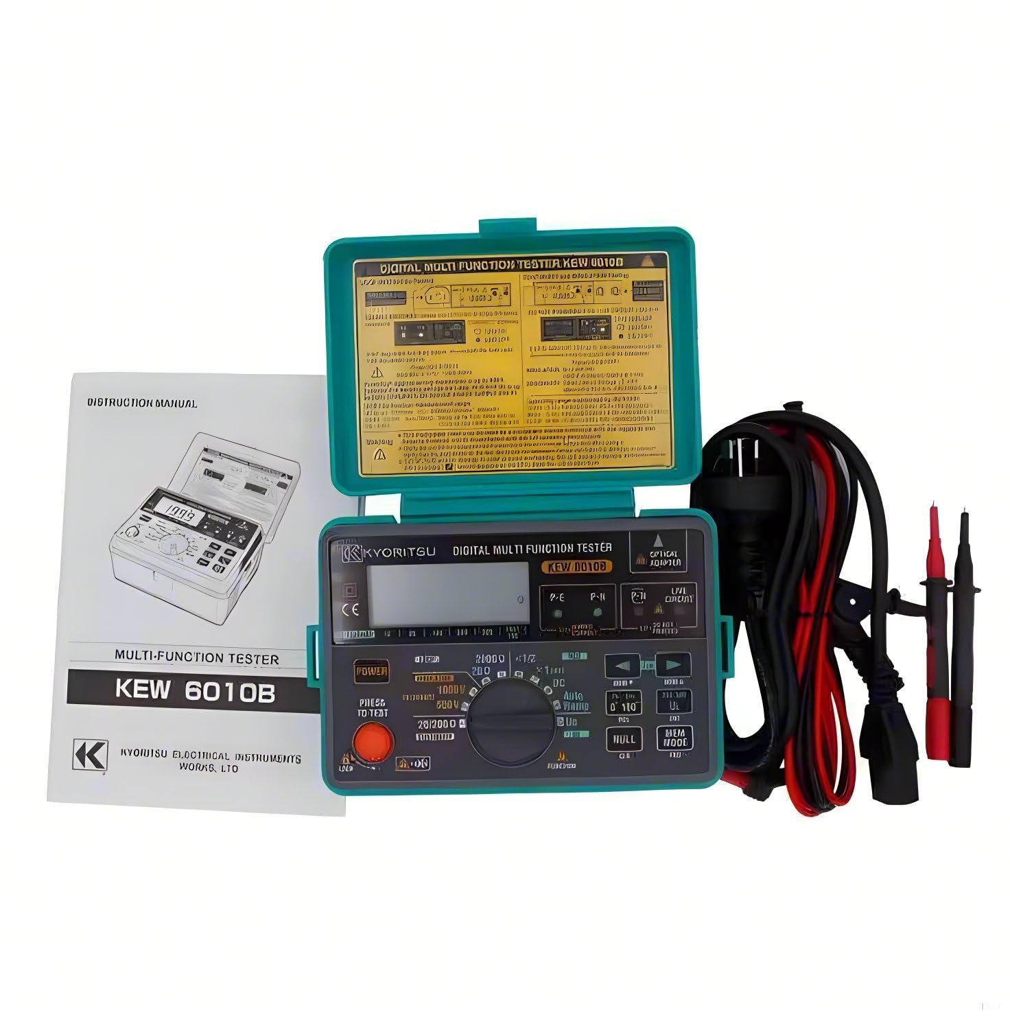 Japan Quality KYORITSU Multi Function Tester KEW 6010B 6 in 1 Continuity Insulation Loop RCD Voltage Main Voltage Testing Data Memory 300 Optical RS-232C Port