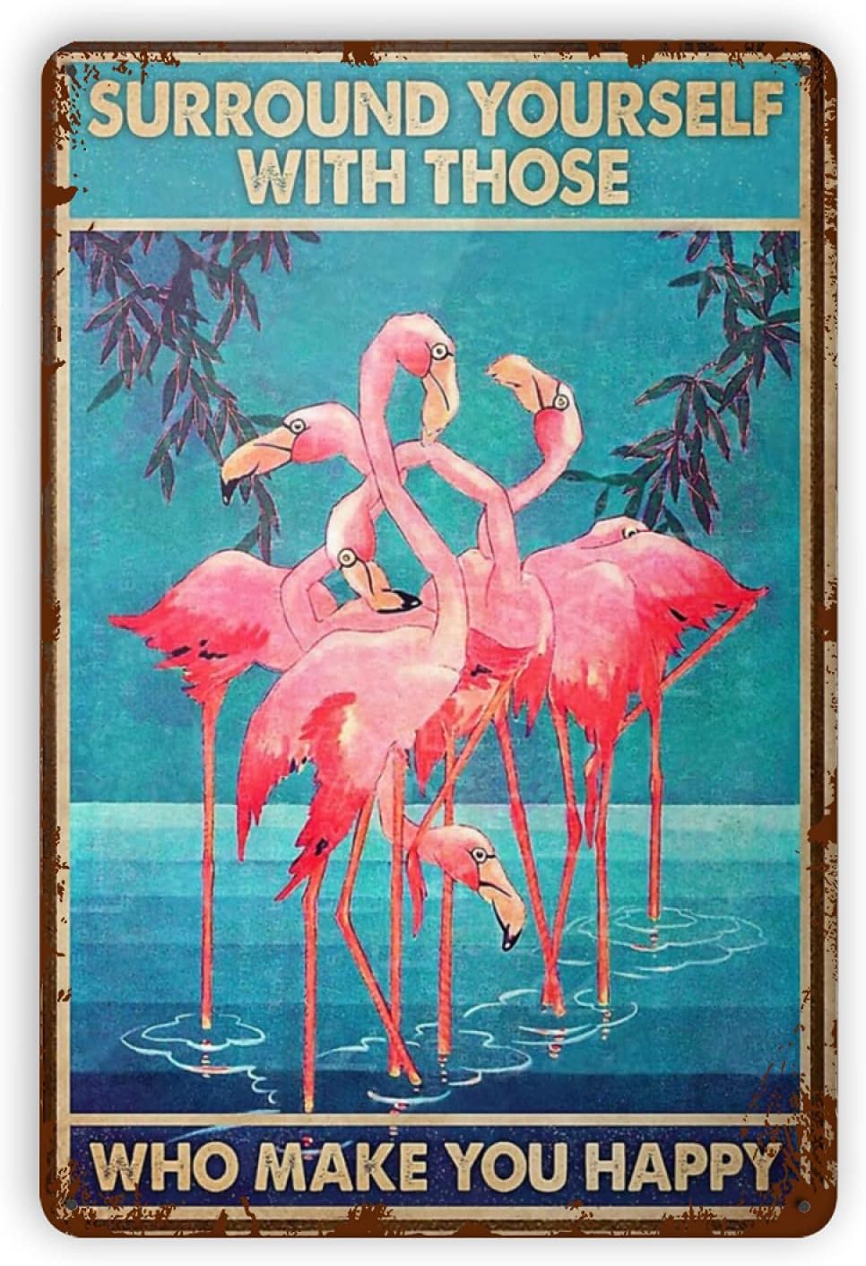 Baby Kleidung Weant Metal Vintage Tin Signs - Flamingo Co Bath Soap Wahs Your Toes Funny Wall Decor for Home Bars Pubs Cafes Retro Art Sign Rusty Tin Sign Metal Posters 12x16 Inch