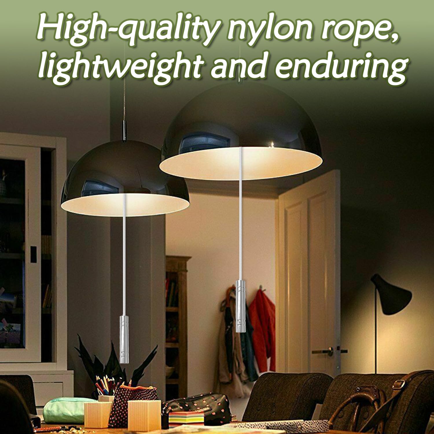 SUBTAVIK 2Pcs Light Pull Cord - Image 4