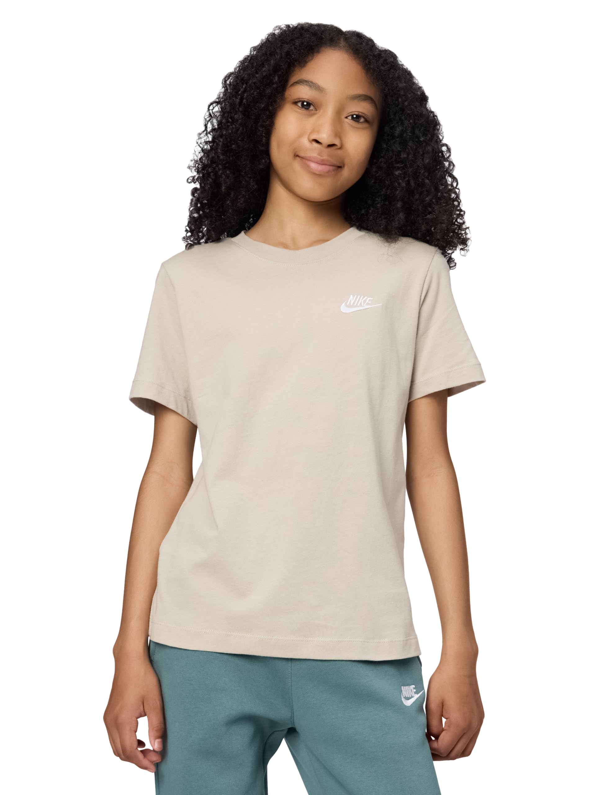 Unisex Big Kids' Sportswear Club T-Shirt - Boys and Girls