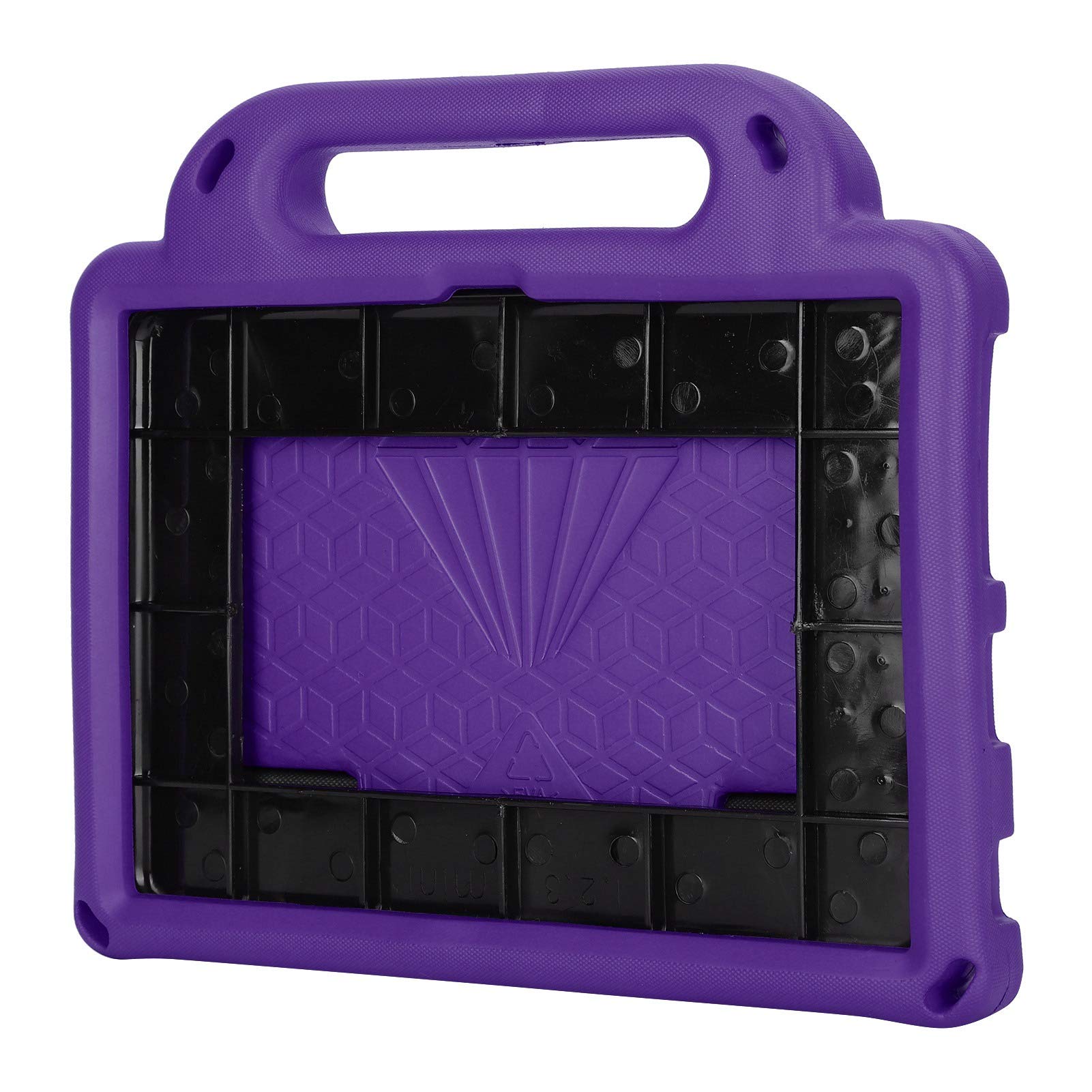 Tablet-Schutzhülle mit Griff und Halterung für HD 8 & 8 Plus 2020, Schutzhülle aus EVA-Schaum, ungiftig, für Kinder (PURPLE)