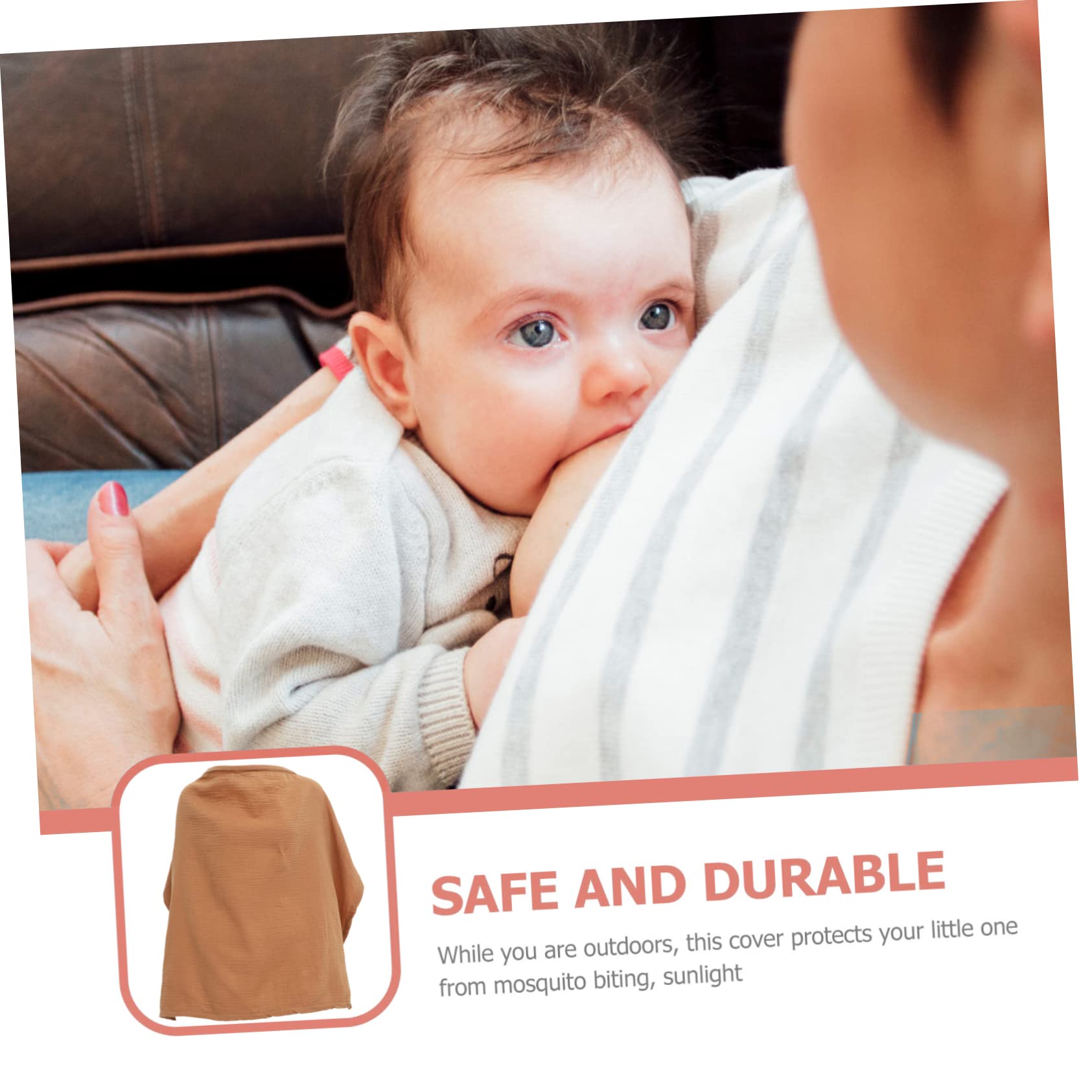 GARVALON 3stücke Cotton Stilltuch Für Mütter Atmungsaktive Stillabdeckung Für Unterwegs Baumwolle Praktische Schützend Und Komfortabel Für Reisen Und Ausflüge