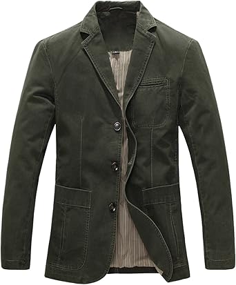 Chaqueta con botones hombre Clearance