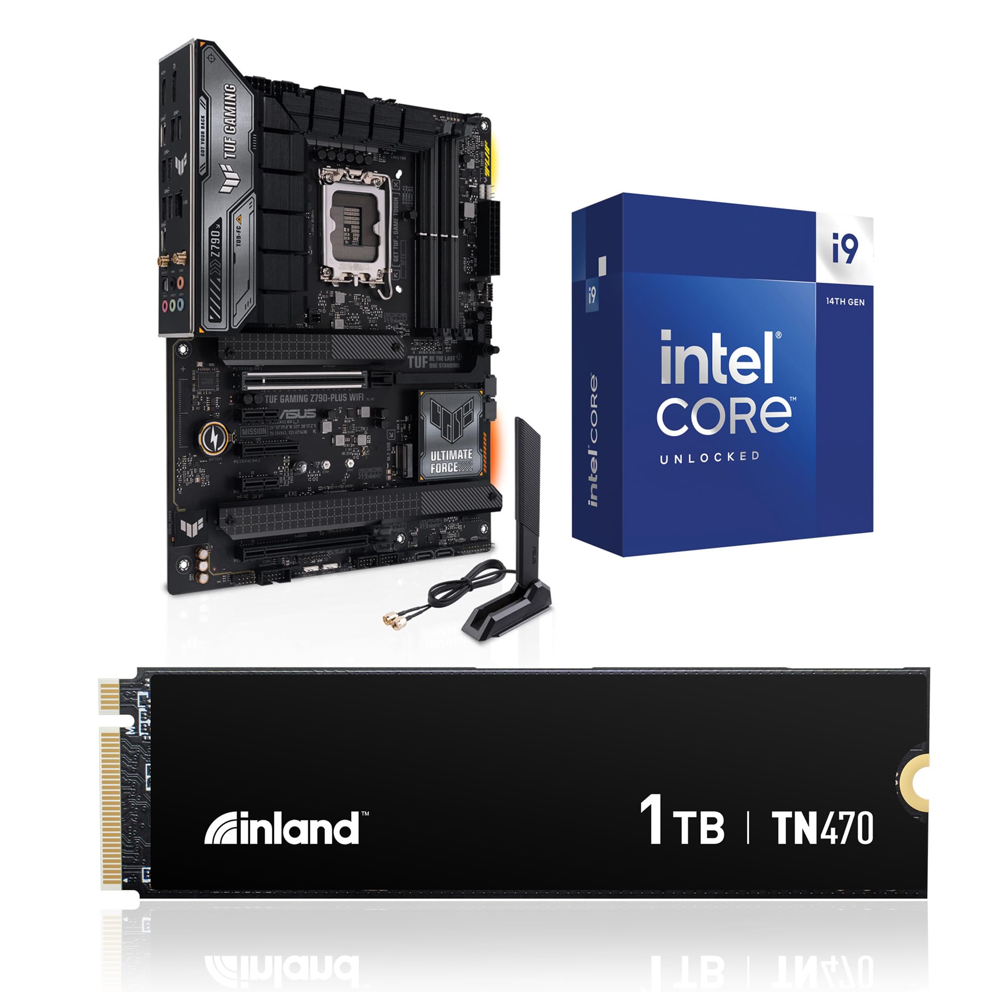 谷*口様 i9 12900KF,MSI Z690,DDR4 48GB,NZXT Amazon.com: INLAND 3-in-1 Combo: Intel Core i9-14900K CPU+Asus Tuf