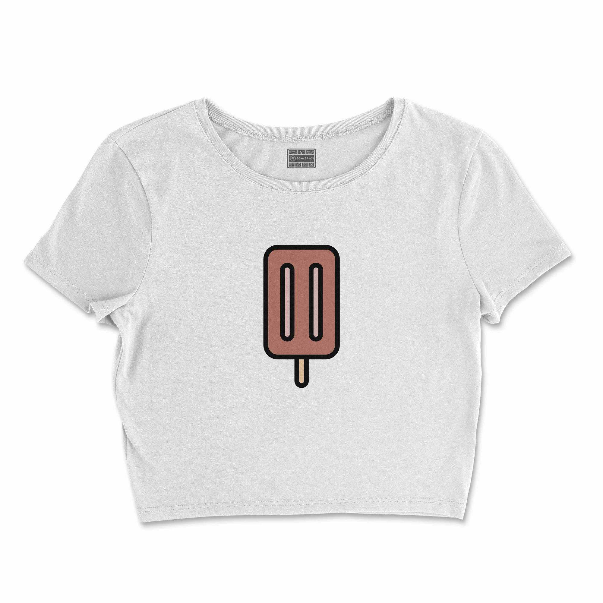 Hauts pour Femme Crop-Top Blanc Décontracté 100% Coton en Taille L - 5