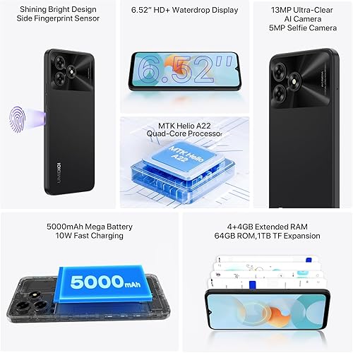 Miniatura 3 de UMIDIGI Teléfono celular desbloqueado G5A Smartphone