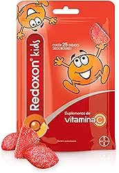 Redoxon Kids Vitamina, Sabor Morango, contém 25 gomas