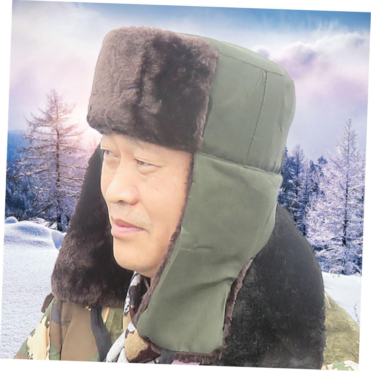 Thickened Outdoor Face Protective Hat Warm Riding Headgear for Skiing Hiking and Design Fit Portable