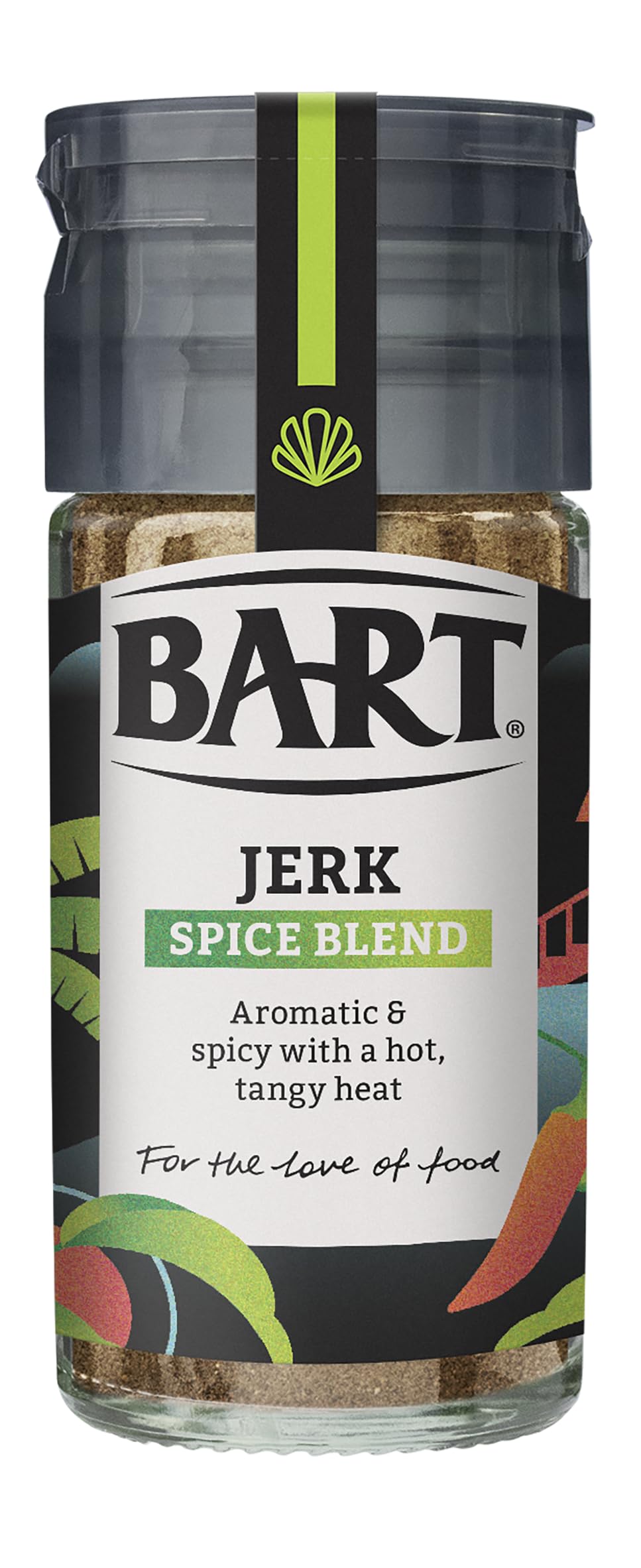 BART Jerk Spice Blend - Pack of 6 x 45g - Aromatic & Hot, Ideal for Jerk Chicken, Pork Belly & Caribbean Cooking - Spice Rack Essentials
