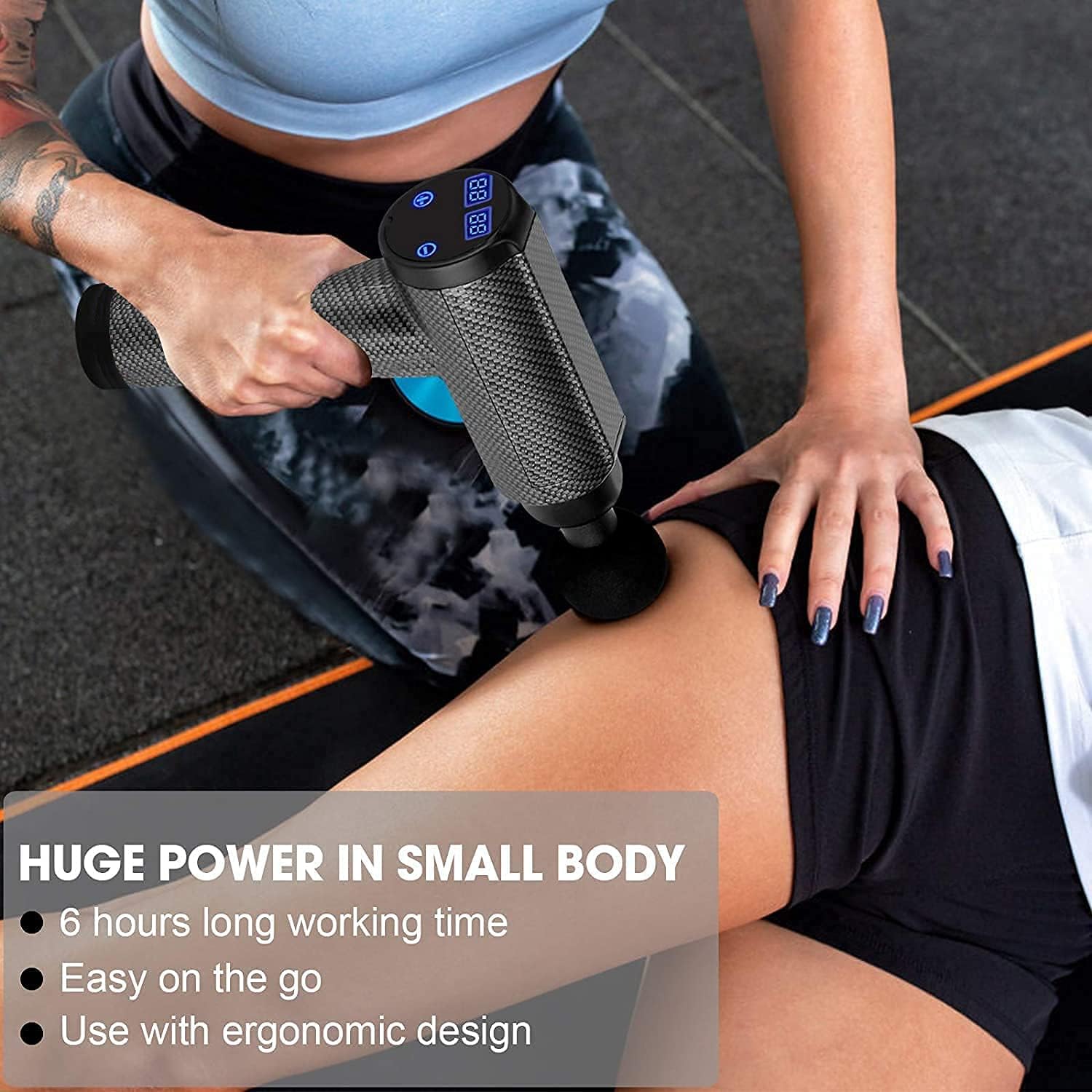 JamGym Pistola de Masaje, Pistola de Terapia Muscular para Atletas