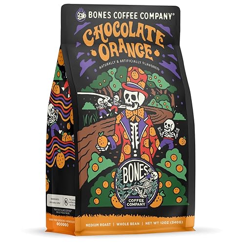 Miniatura 359 de Bones Coffee Company - Granos de café molido French Vanilla, café arábico de tostado medio y baja acidez, café gourmet, 355 gr