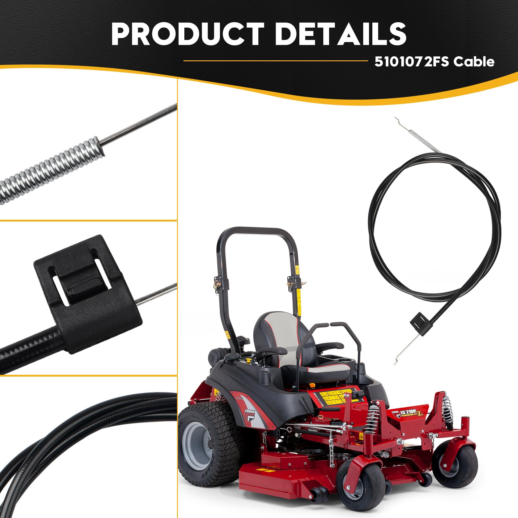 Amazon.com : 5101072FS 5101072 Throttle Cable Compatible with