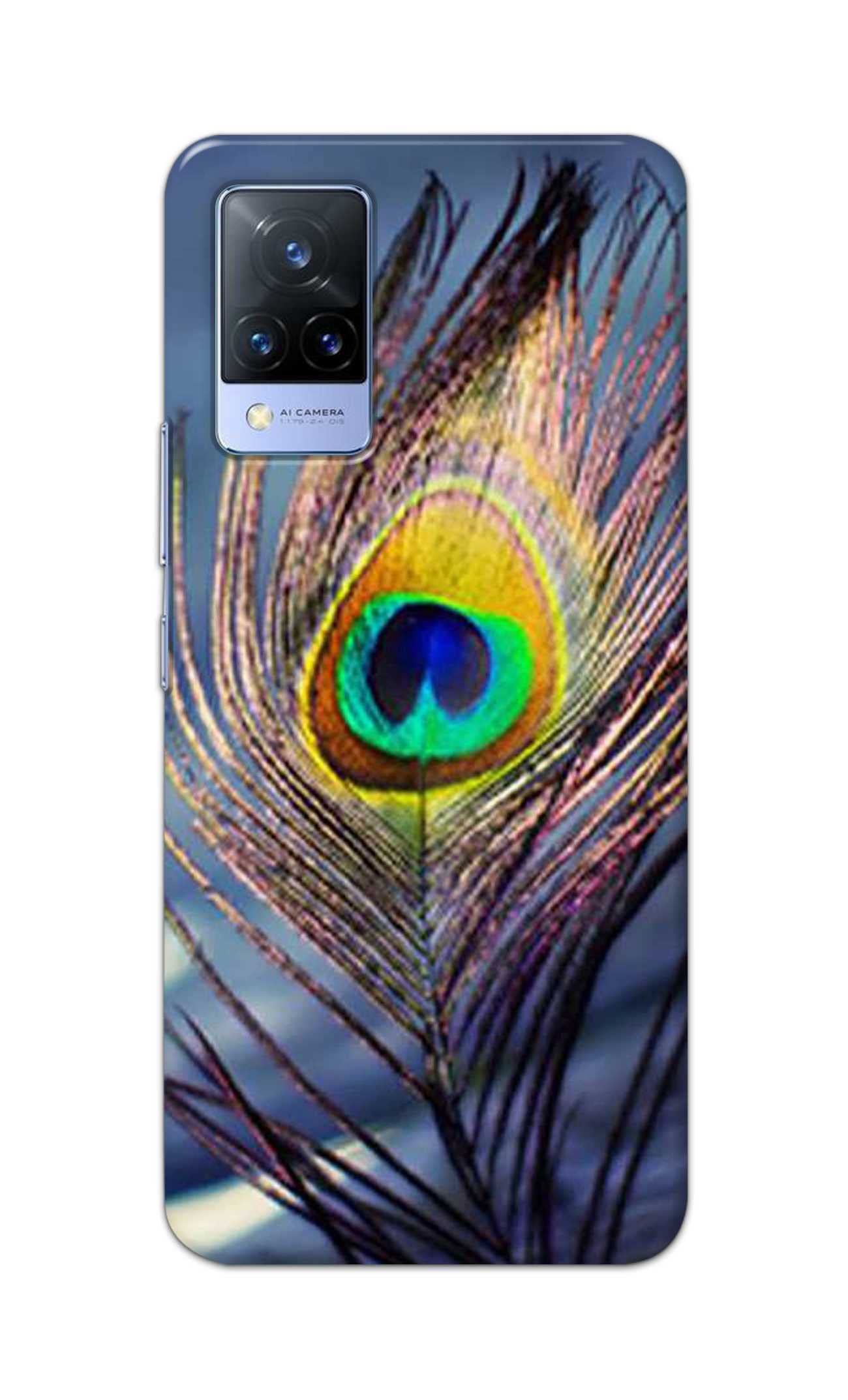 PRINTFIDAA� Printed Hard Back Cover Case for Vivo V21 5G Back Cover (Peacock Feather) -2808 (B0CGRNQXD2) Amazon Price History, Amazon Price Tracker