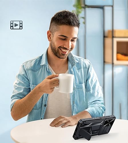 Miniatura 9 de FNTCASE for Samsung Galaxy A15-5G Case Protective Shockproof Rugged Military Grade Drop Protection A15 Cell Phone Mobile Cover with Kickstand  TPU