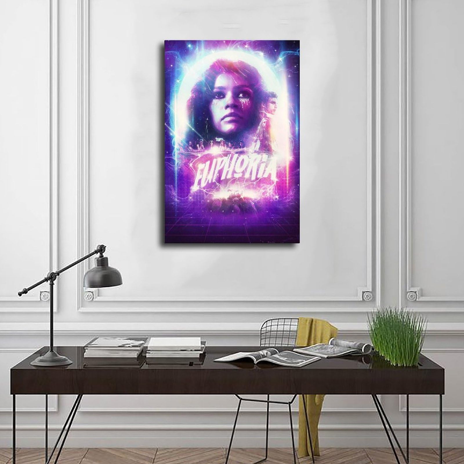 Poster Euphoria Sur Toile 60x90 Cm - Décoration Murale Série TV - Affiche Déco Chambre, Salon Sans Cadre