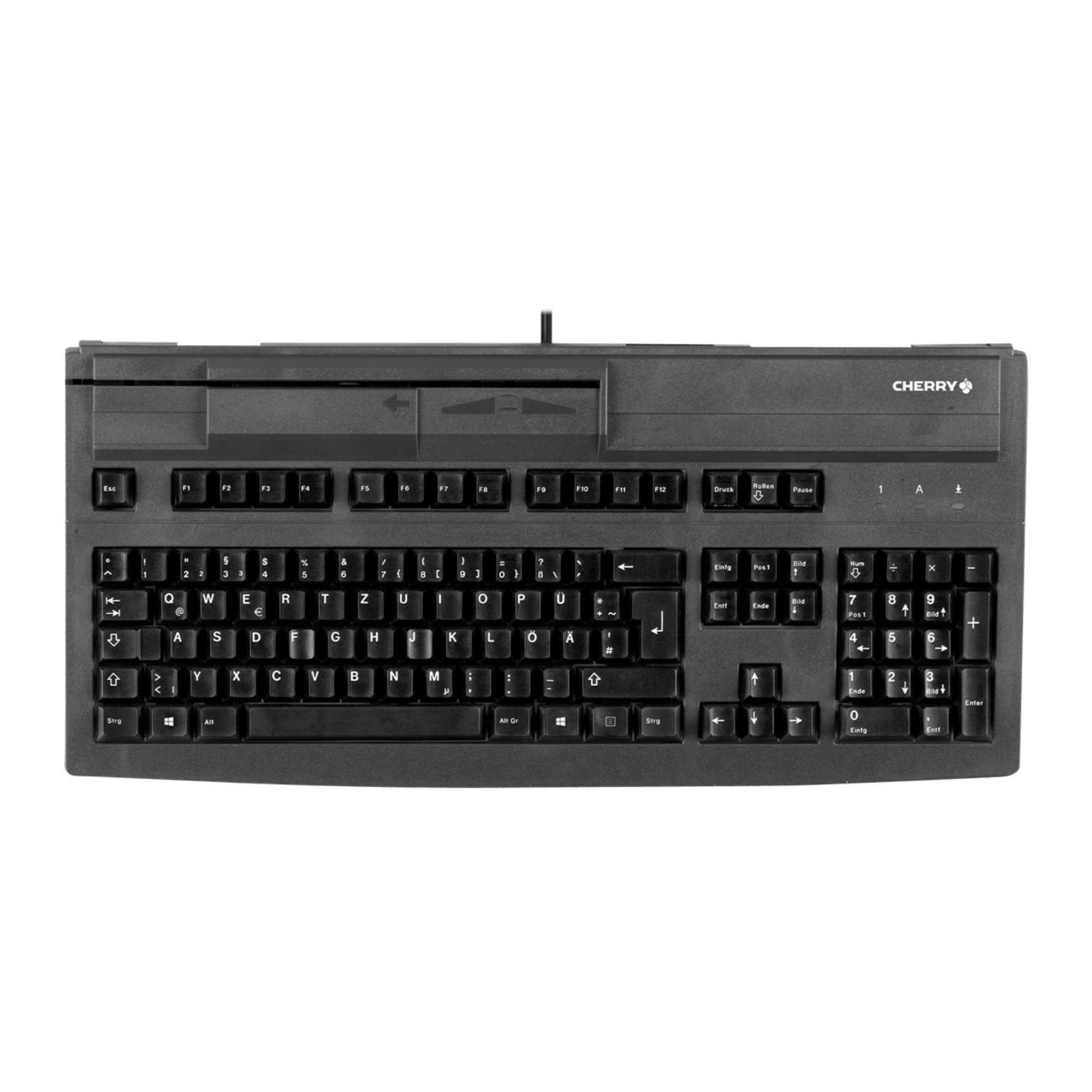 CHERRY G80-8000LUVDE-2 Multiboard Lector de Tarjeta magnética Negro