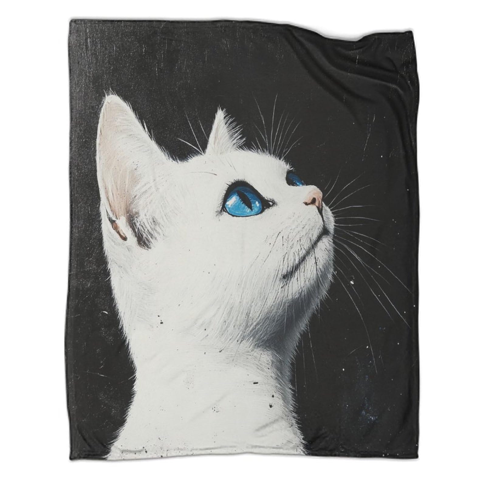 Couverture chat flanelle chaude de qualité supérieure impression d'art