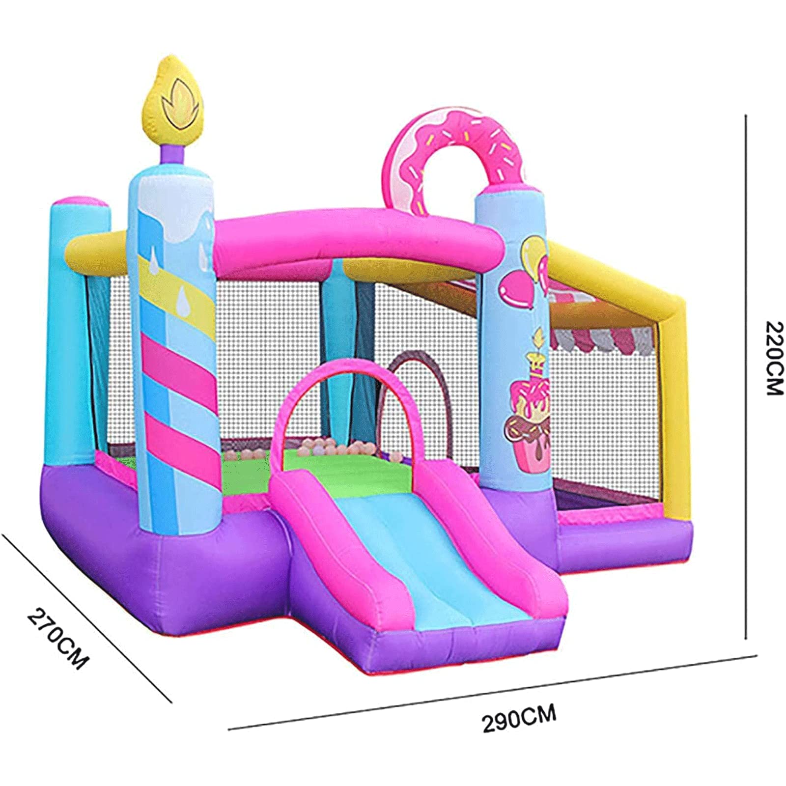 château Gonflable, Maison de Rebond Gonflable, installations Jeu, château, Salle Saut spacieuse, Rapide et Pratique