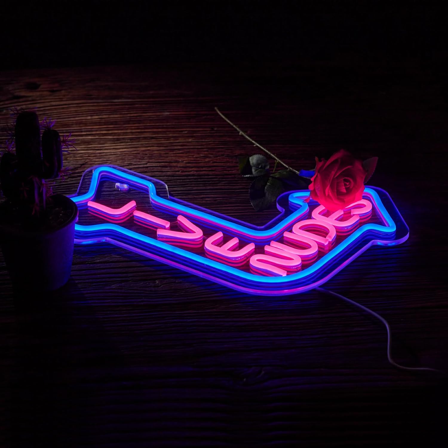Neon Sign for Wall Decor Man Cave Bar Beer Home Art Neon Light LED Neon Lights Signs with Dimmer for Bedroom Office Hotel Pub Recreation Room Sign(15X13inches) - Image 6