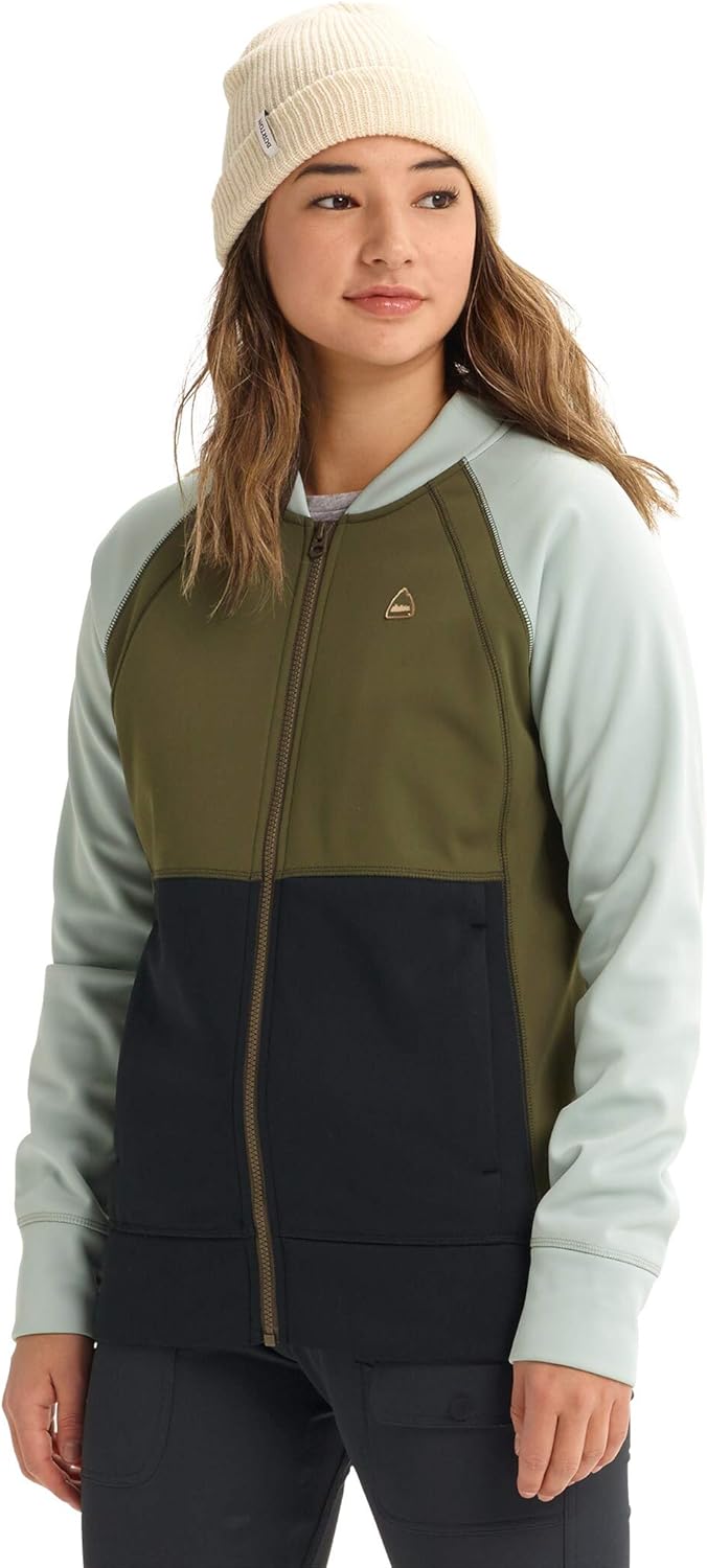 Burton Women's Crown Bonded Jacket X-Small Aqua Gray/Keef/True Black