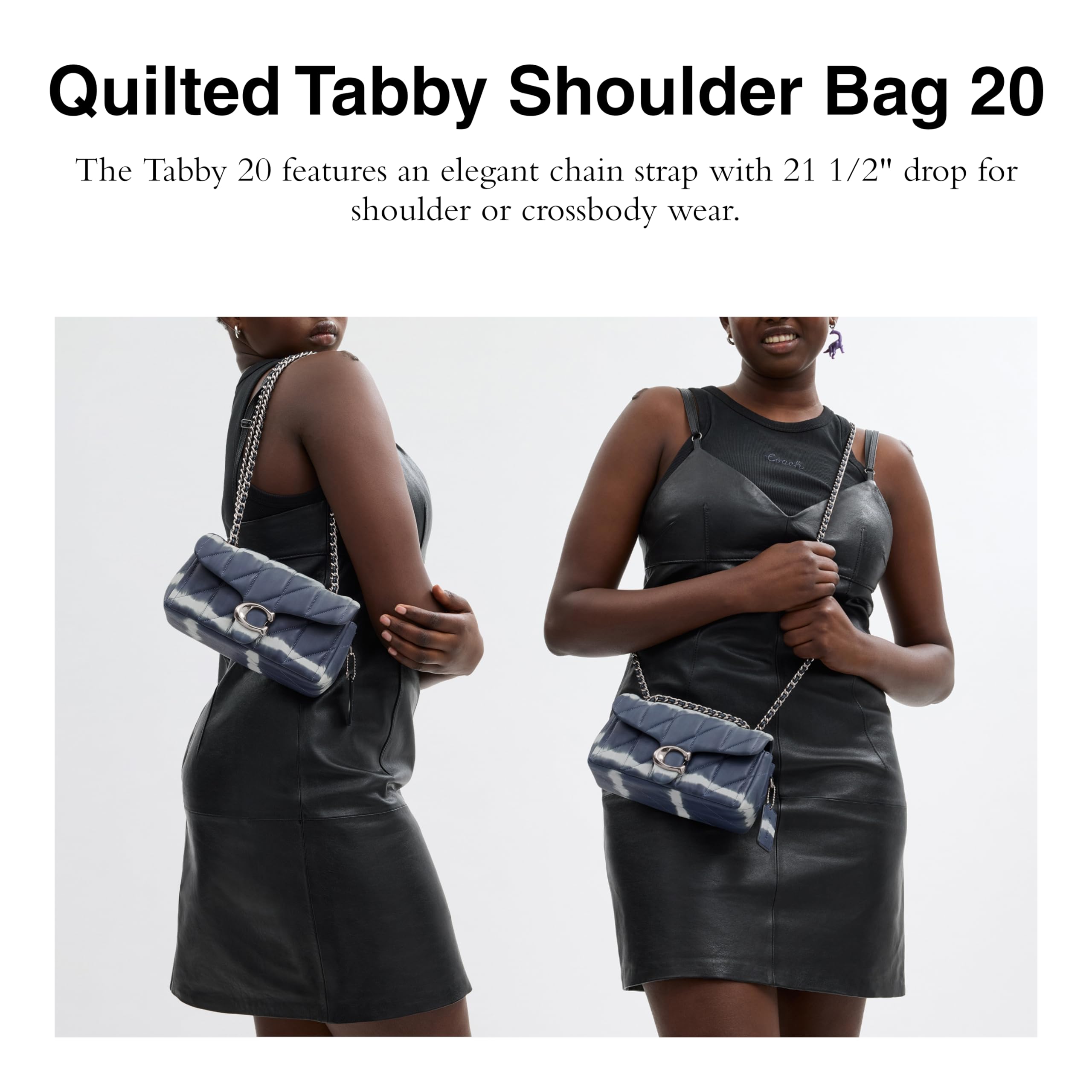 Coach Tabby Shoulder Bag 20, Midnight Navy Multi