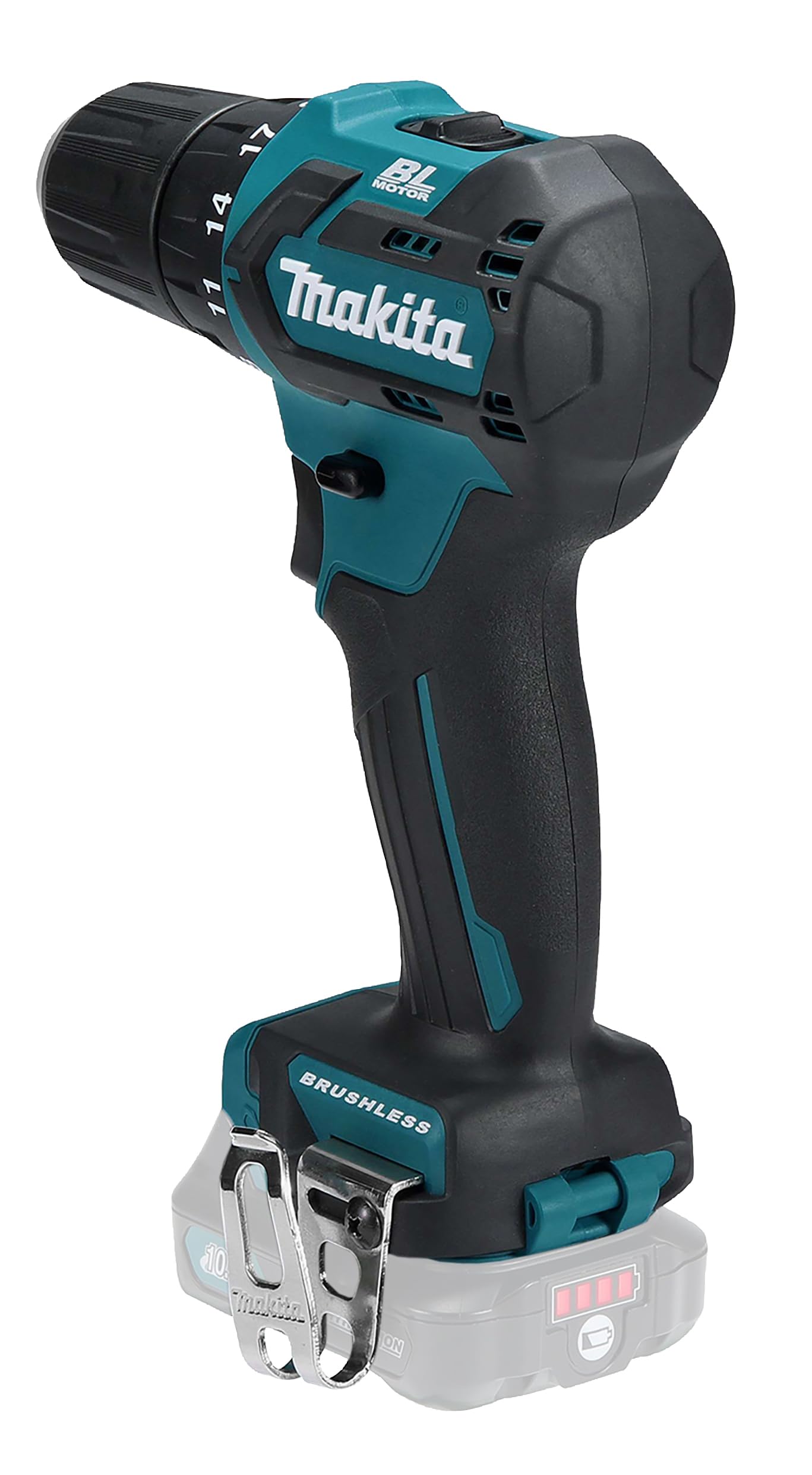 Makita DF332DZ drill Senza chiave Nero, Blu 1 kg