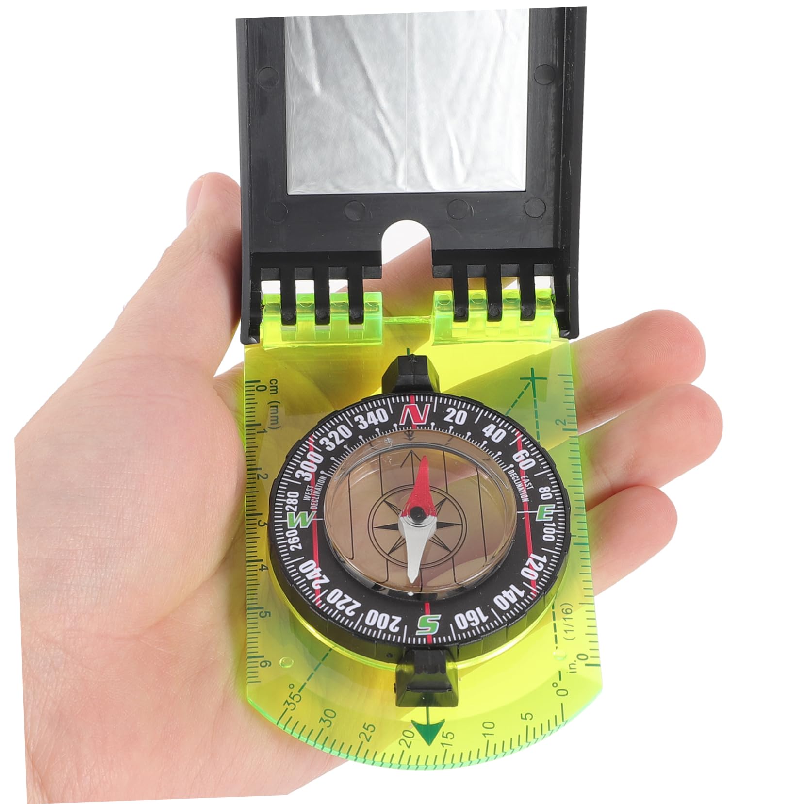 10 Porte-clés Boussole Sphérique – 9 X 2,5 Cm, Acrylique Noir – Étanche, Robuste – Pour Rando, Camping, Voyage – Double Fonction