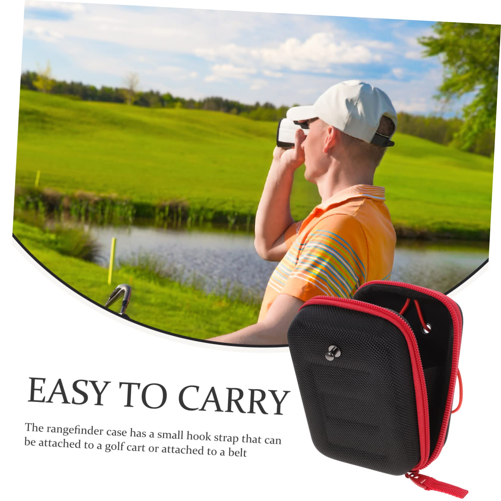 Parliky Golf Bag Case Accessory Range Bag Shockproof Storage Pouch for Golfing